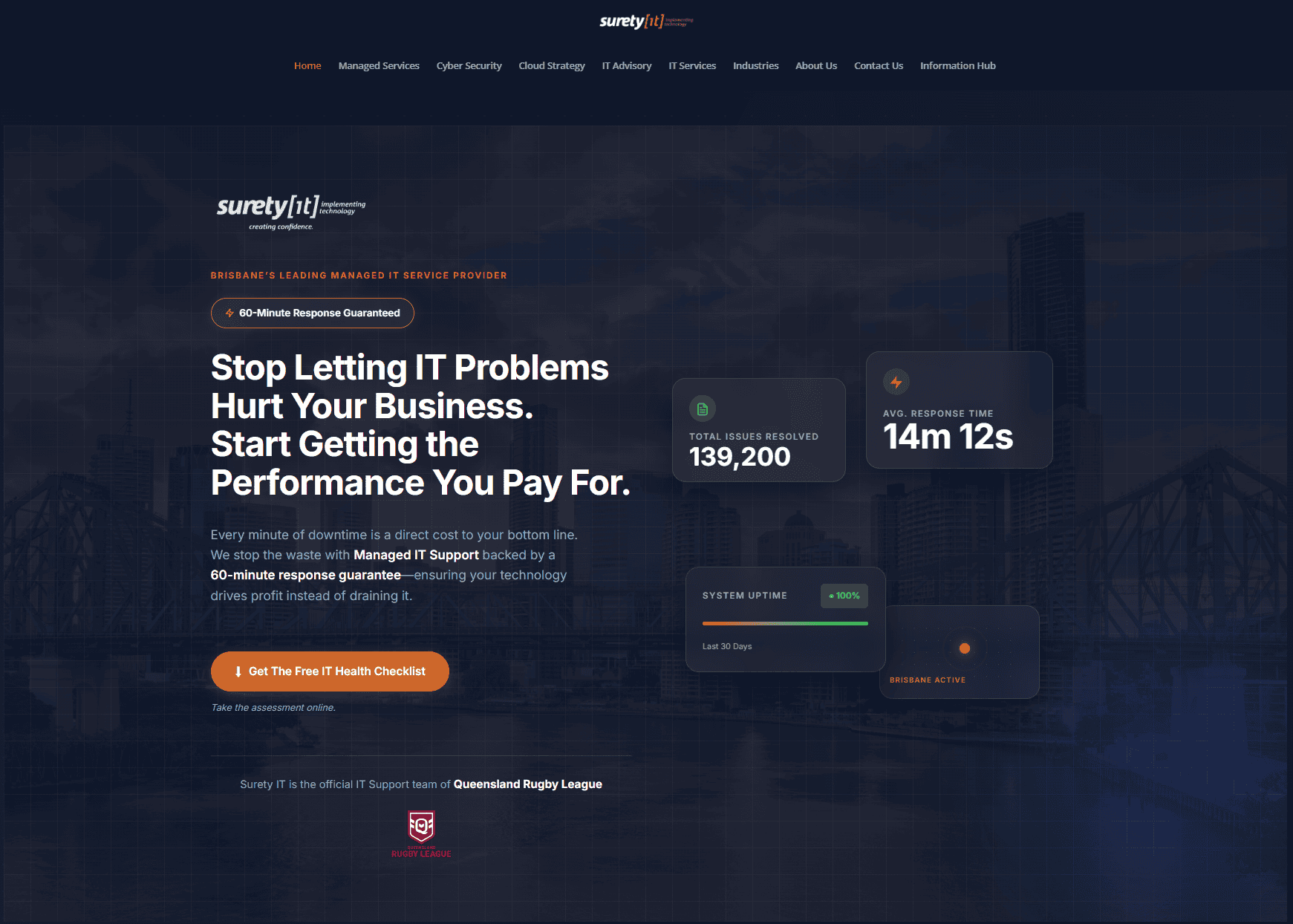 Surety IT Website Transformation