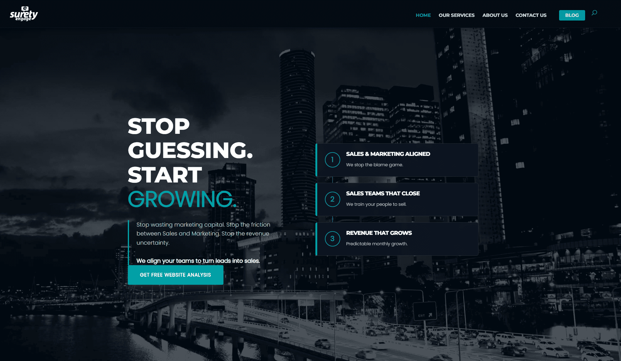 Surety Engage Website Transformation